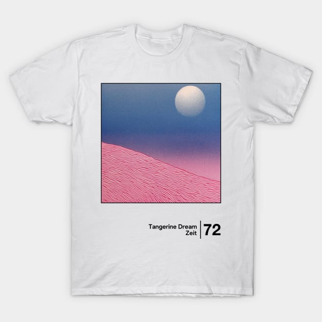 Zeit / Minimalist Style Graphic Design T-Shirt by saudade